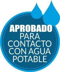 aprobado para el contacto con agua potable